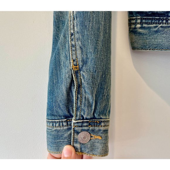 Aritzia Talula Jean Jacket with Faux Sherpa Collar - Picture 5 of 8